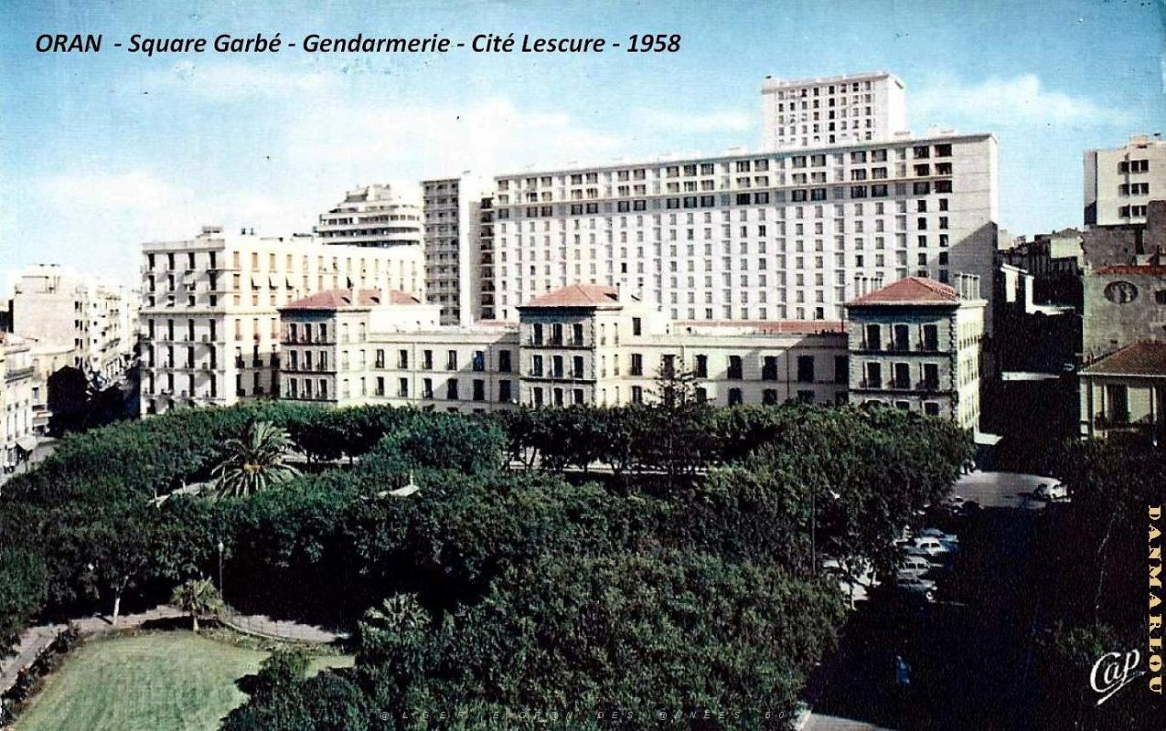 Oran - Gendarmerie et Cite Lescure - 1958 .jpg